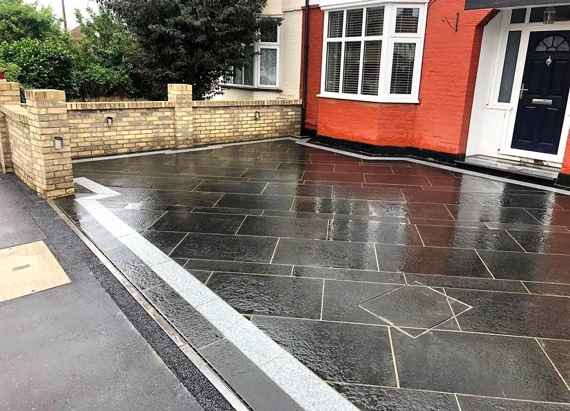 Granite setts driveway