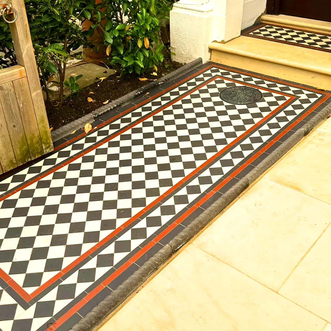 Victorian tiled pathway
