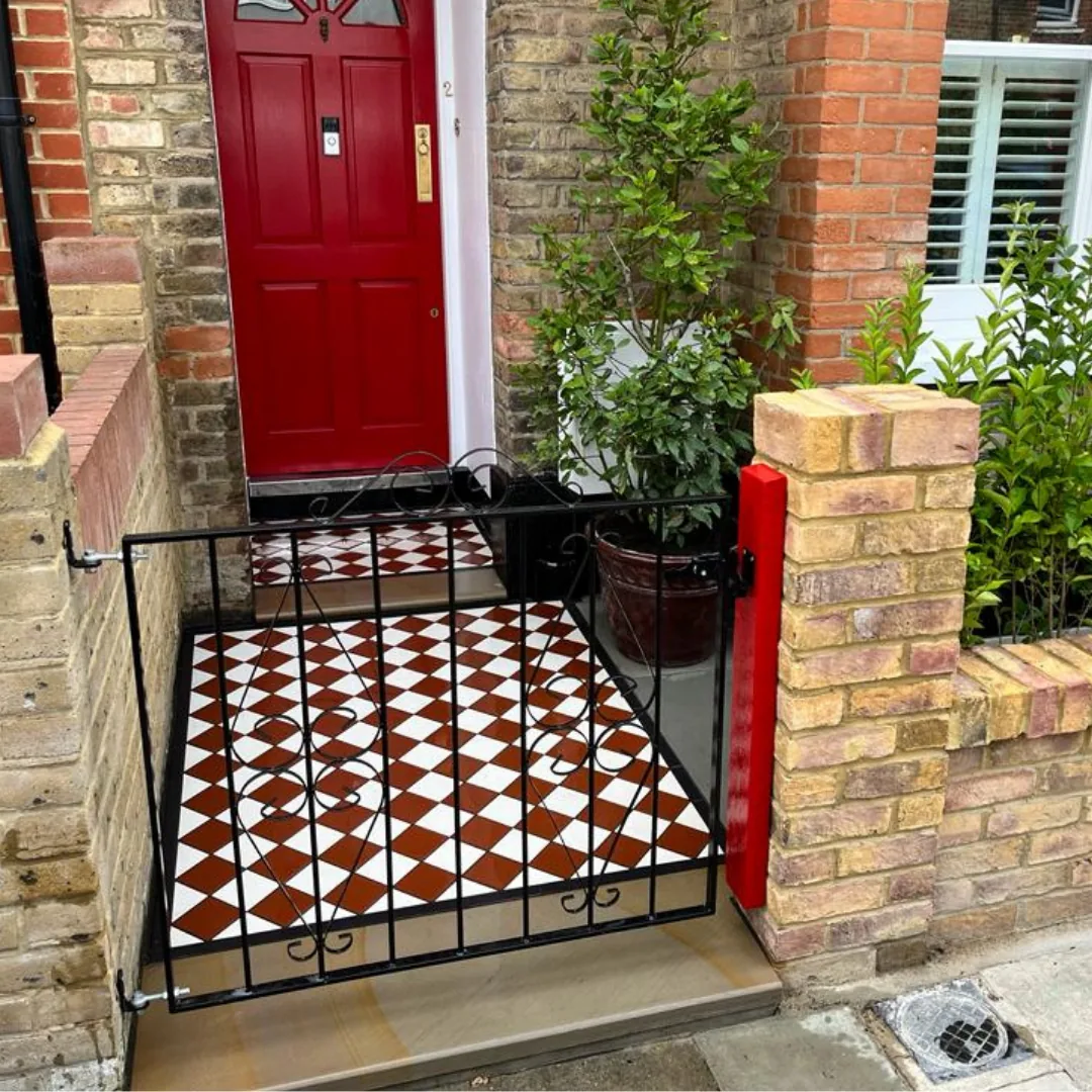 Victorian tile pathway by Botanic Hardscapes